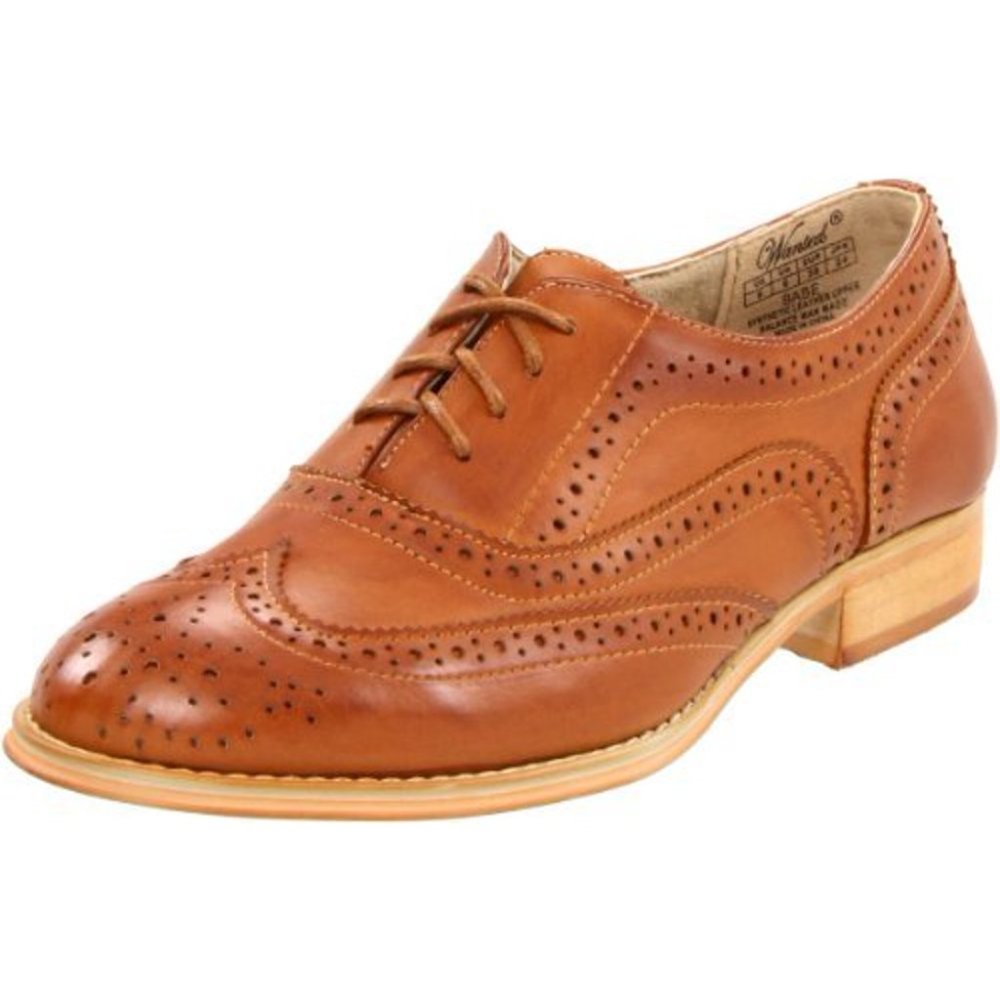 Wanted Brown Oxford flats